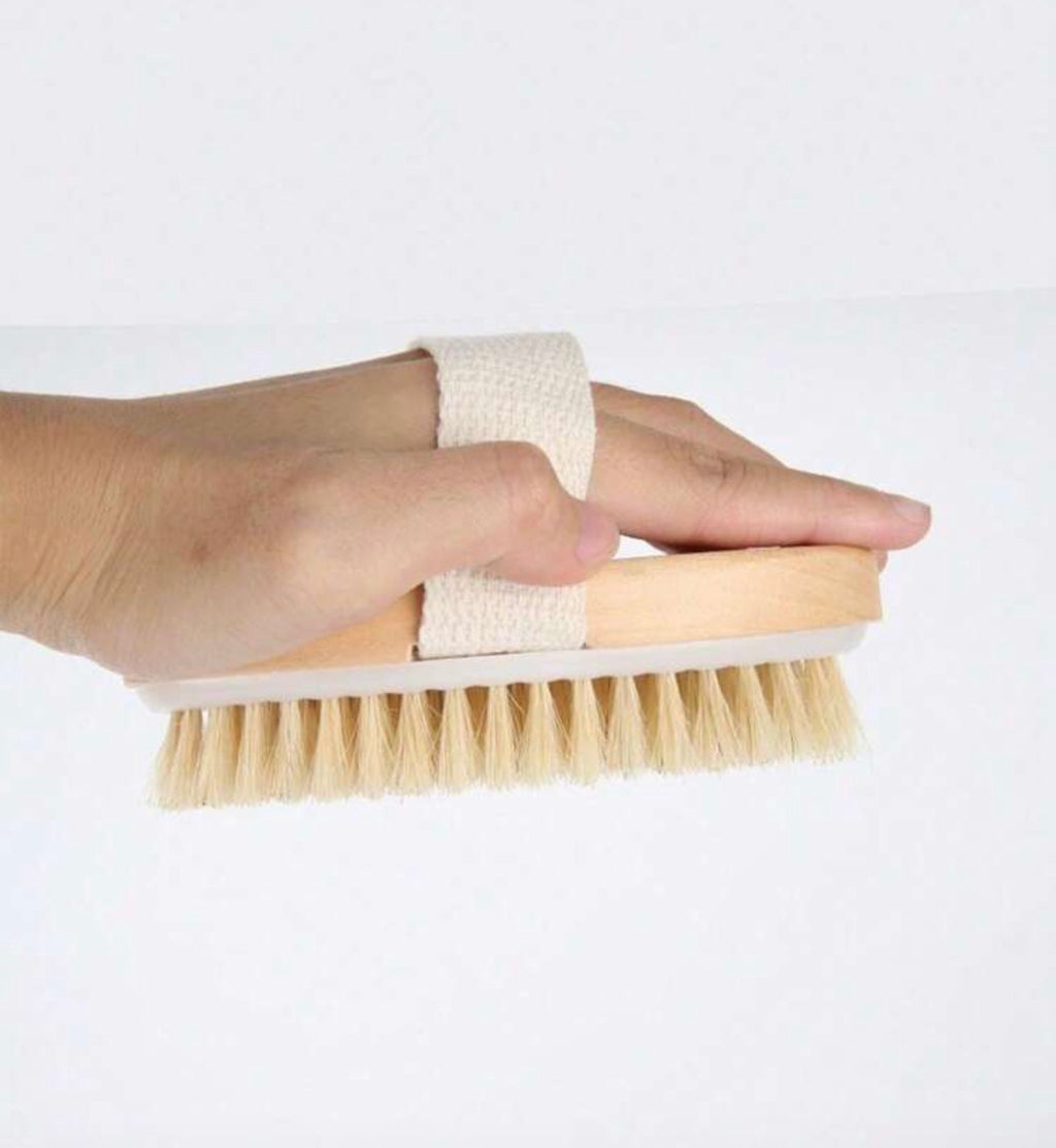 Natural Bristle Body Exfoliating Brush