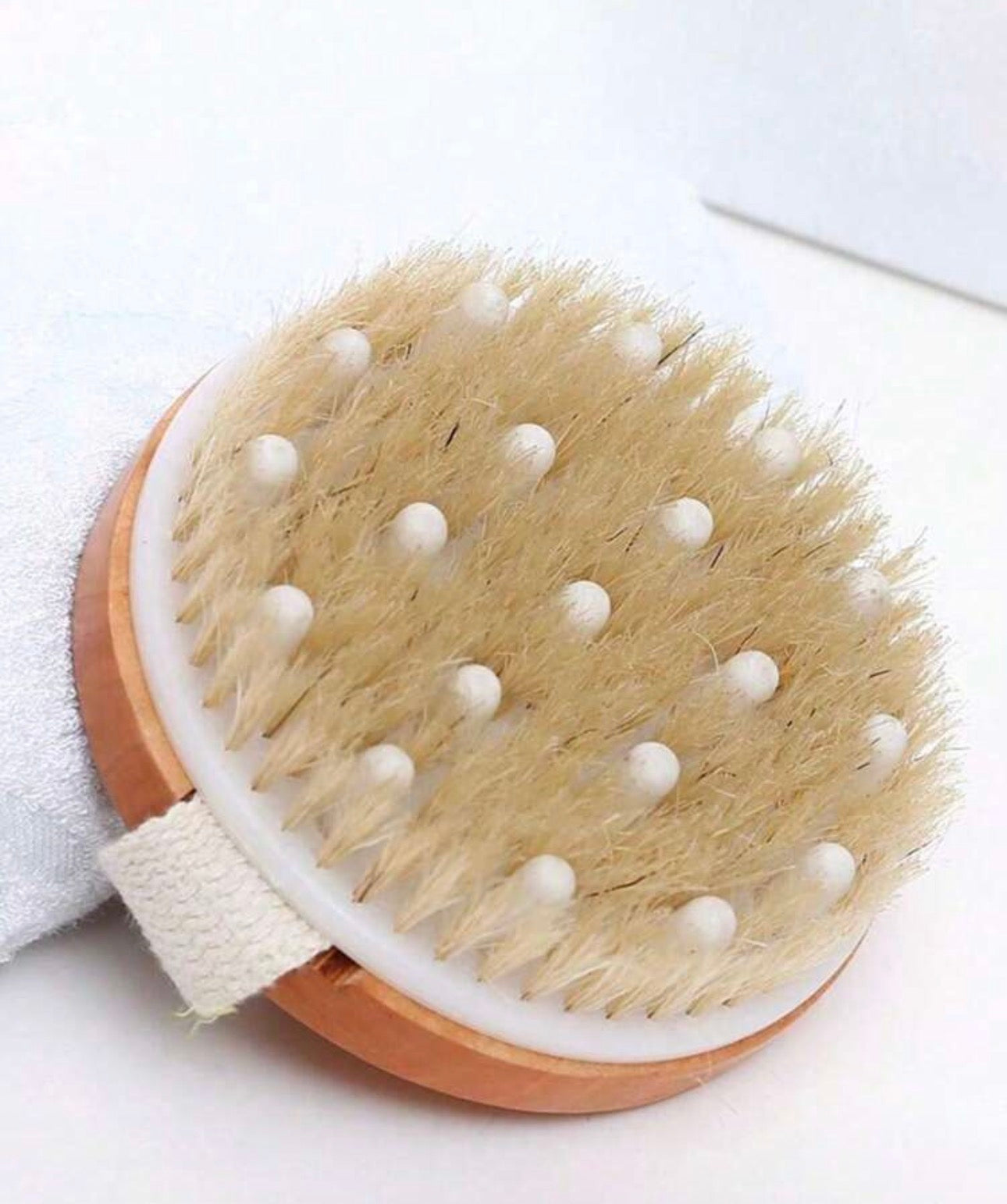 Natural Bristle Body Exfoliating Brush