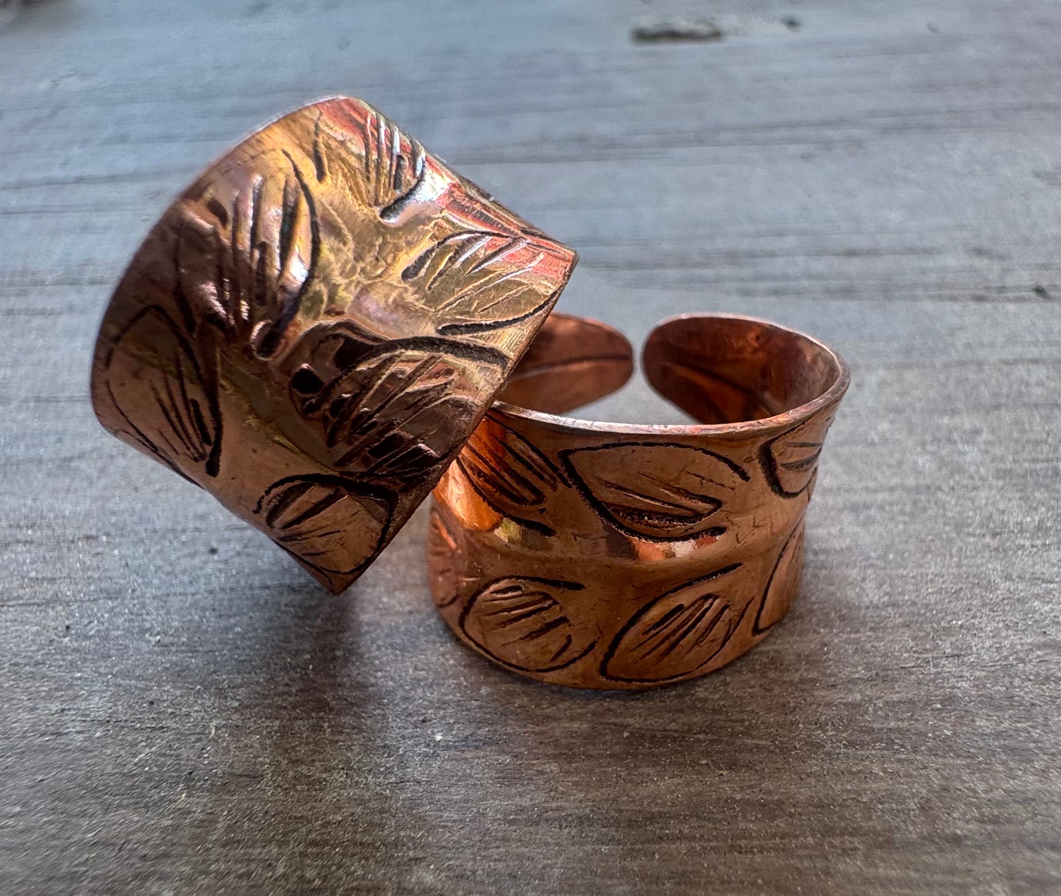 Copper Rings Anillos de Cobre